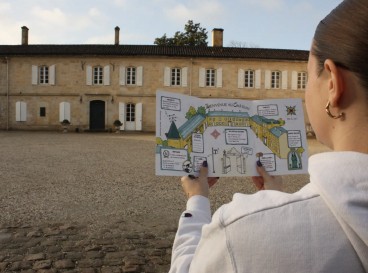 Expérience familiale sur la piste du Château de Portets
