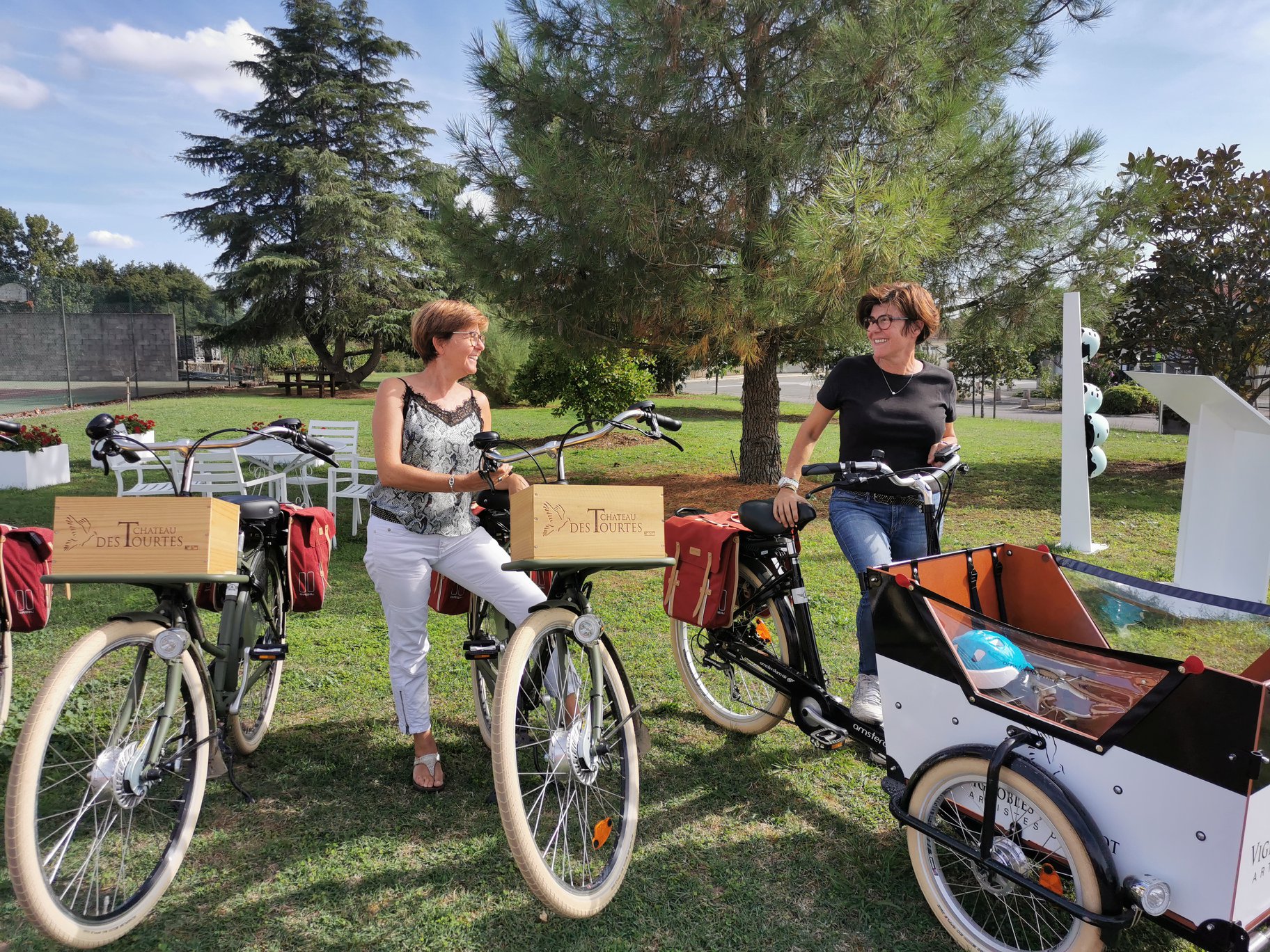 La Bulle Verte, Vignobles Raguenot, Château des Tourtes, vélo électrique, Côtes de Blaye 